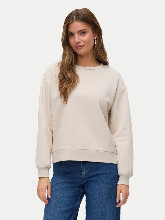 Vero Moda Vero Moda Mikina Daisy 10338101 Béžová Regular Fit