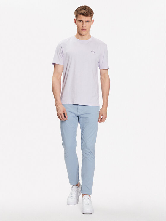 HUGO Hugo T-särk Dero222 50466158 Lilla Regular Fit