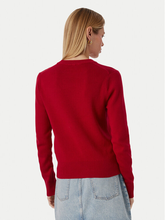 Tommy Hilfiger Tommy Hilfiger Πουλόβερ Full WW0WW52298 Κόκκινο Regular Fit