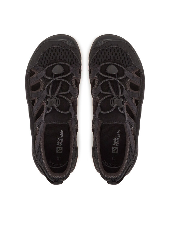 Jack Wolfskin Jack Wolfskin Sandały Levente Sandal A64080 M Czarny