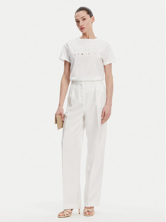 Liu Jo Liu Jo T-Shirt WA5007 JS923 Biały Relaxed Fit