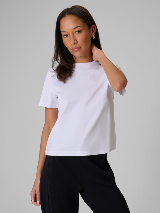 4F 4F T-Shirt ESSENTIAL 3 Biały Regular Fit