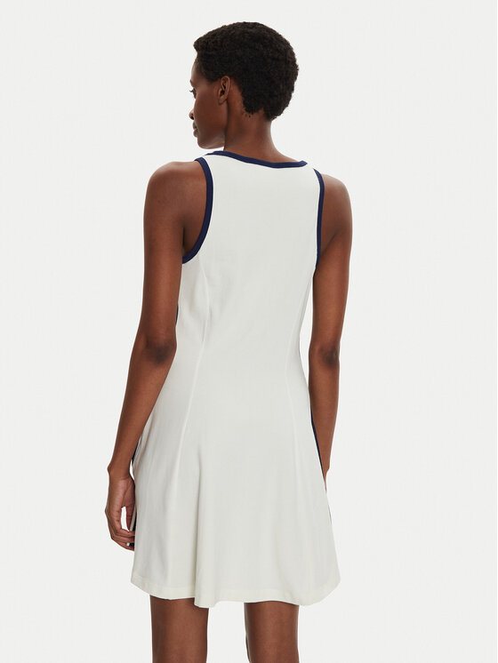 adidas adidas Kleid für den Alltag IR7468 Weiß Slim Fit