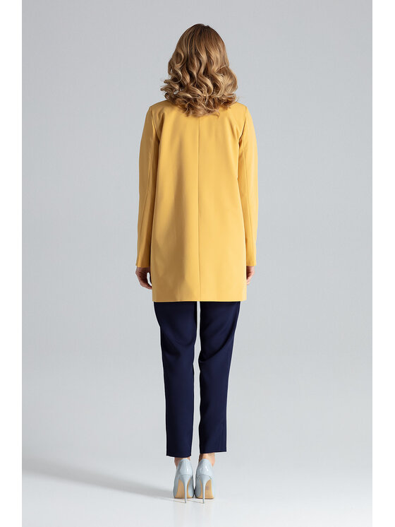 FIGL FIGLFIGL Cappotto M551 Giallo Regular Fit