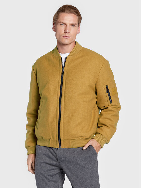 Calvin Klein Bomber stila jaka Blend Hero K10K110319 Bēšs Loose Fit