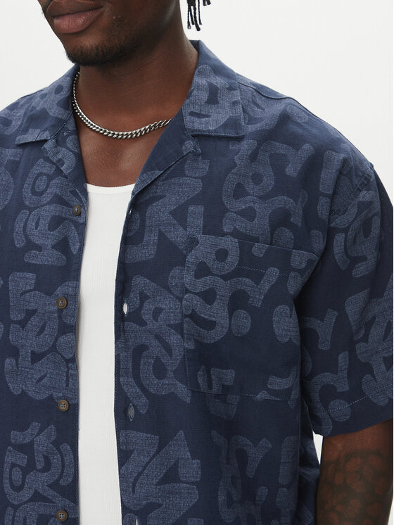 Element Element Camicia Thalweg ELYWT00176 Blu scuro Regular Fit