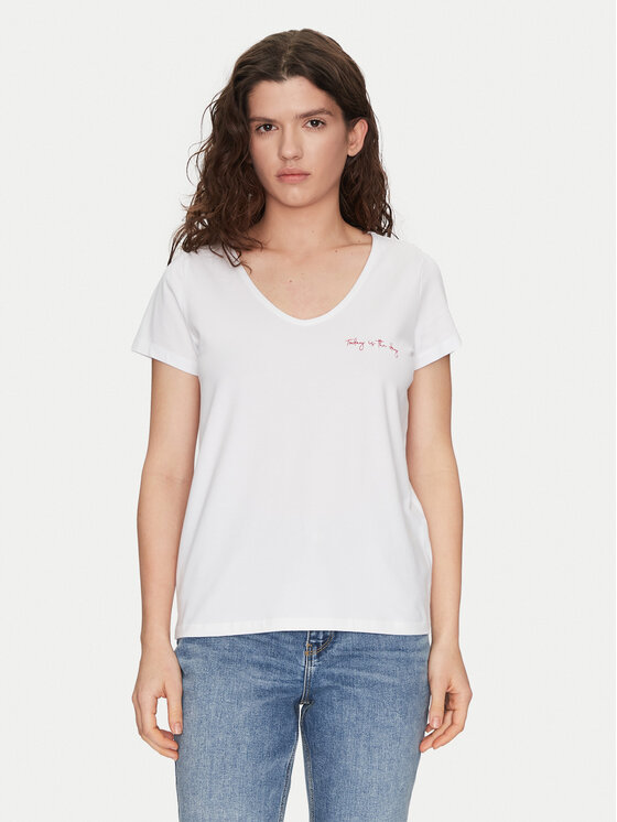Damski T-Shirt Pieces, Rozmiar M, Biały, Silly 17156926
