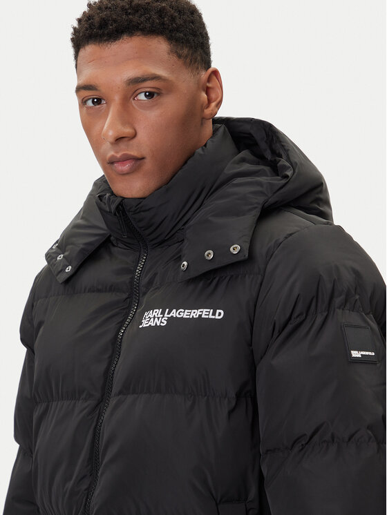 Karl Lagerfeld Jeans Karl Lagerfeld Jeans Winterjacke A4M15028 Schwarz Regular Fit
