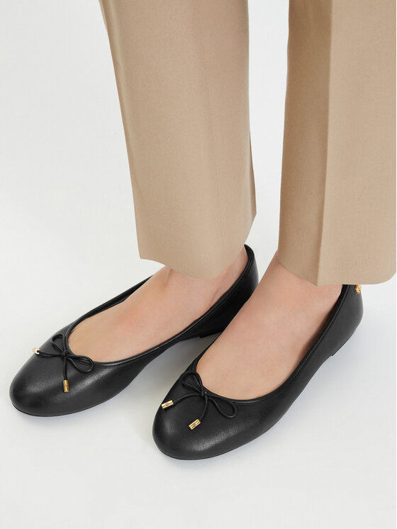 LAUREN RALPH LAUREN Lauren Ralph Lauren Baleriny 802940603001 Czarny