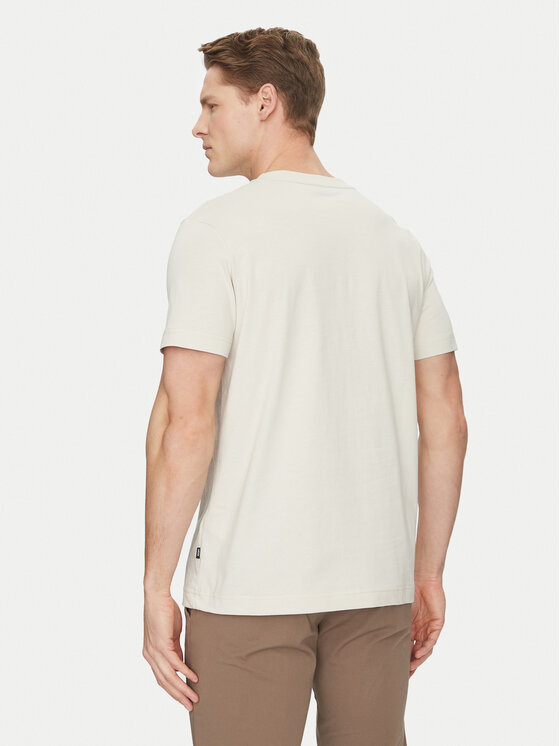 JOOP! JOOP! T-Shirt 17 JJ-03Brisko 10017941 30044674 Beżowy Regular Fit