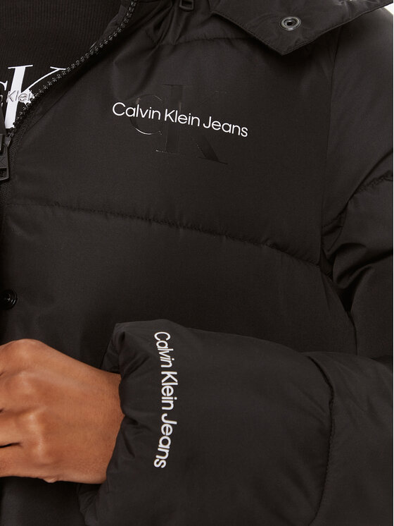 Calvin Klein Jeans Calvin Klein Jeans Μπουφάν χειμωνιάτικο J20J221897 Μαύρο Regular Fit