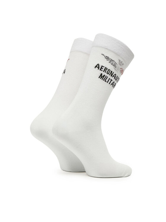 Aeronautica Militare Aeronautica Militare Dlouhé ponožky 251CZ010L499 Bílá