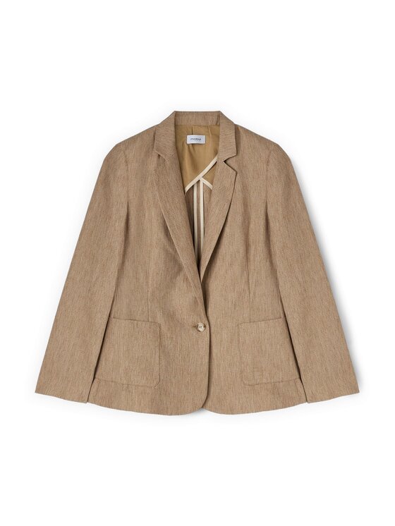 Motivi Motivi Giacca di transizione R022Q001153N002 Crema Regular Fit