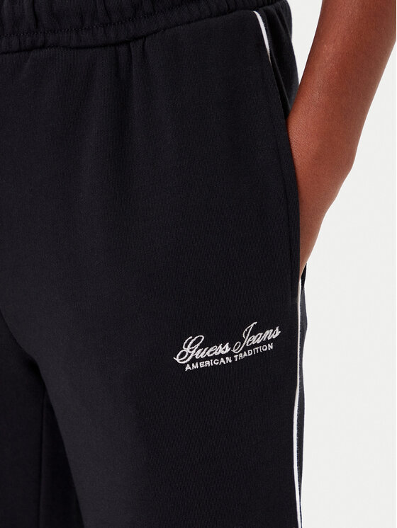 Guess Jeans Guess Jeans Pantaloni da tuta W5YB32 K68I4 Nero Regular Fit