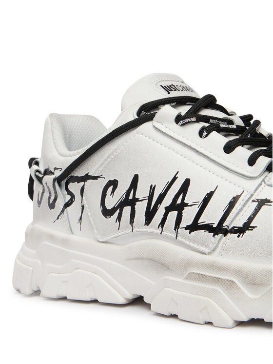 Just Cavalli Just Cavalli Sneakersy 80QA3SH1 ZPC21 Bílá