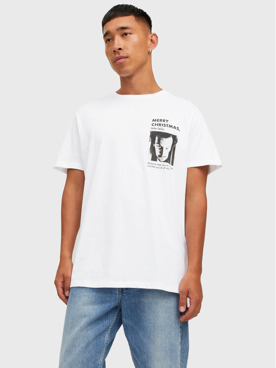Jack & Jones Jack & Jones Tricou Home 12222006 Alb Regular Fit