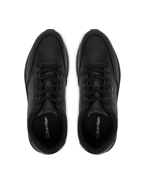 Calvin Klein Calvin Klein Снікерcи City Runner Laceup Lth HM0HM02146 Чорний