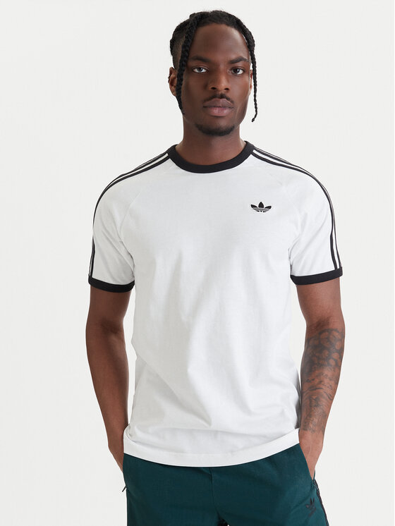adidas adidas T-Shirt 3-Stripes KE3537 Λευκό Regular Fit
