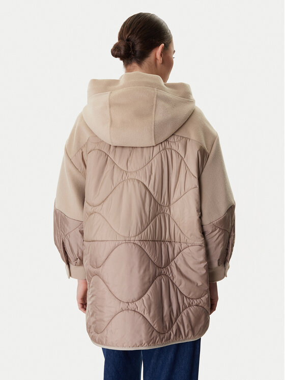 Weekend Max Mara Weekend Max Mara Átmeneti kabát Ossola 2615481011 Bézs Relaxed Fit