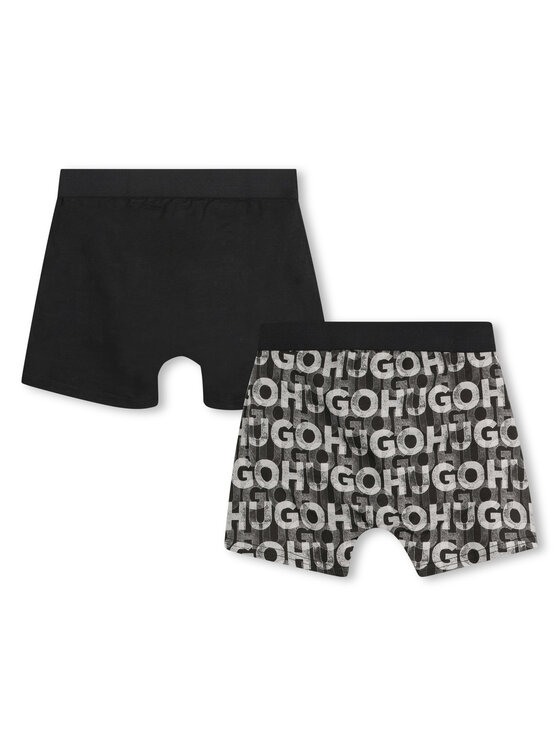 HUGO HUGO Set od 2 para bokserica G00326 D Crna