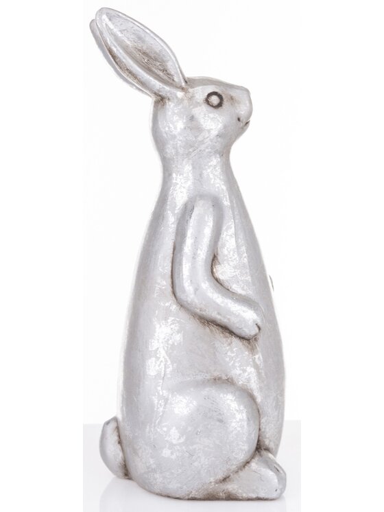 MIAhome MIAhome Figurka ceramiczna królika Srebrny