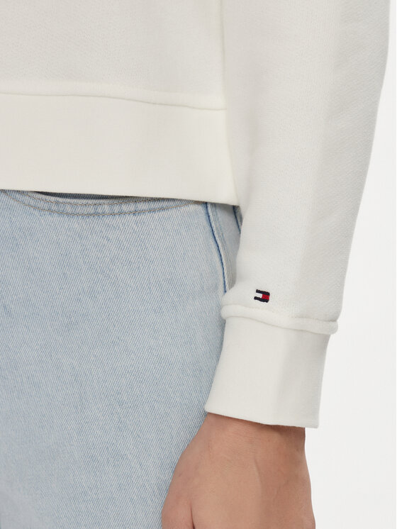 Tommy Hilfiger Tommy Hilfiger Bluza 1985 WW0WW40274 Écru Relaxed Fit