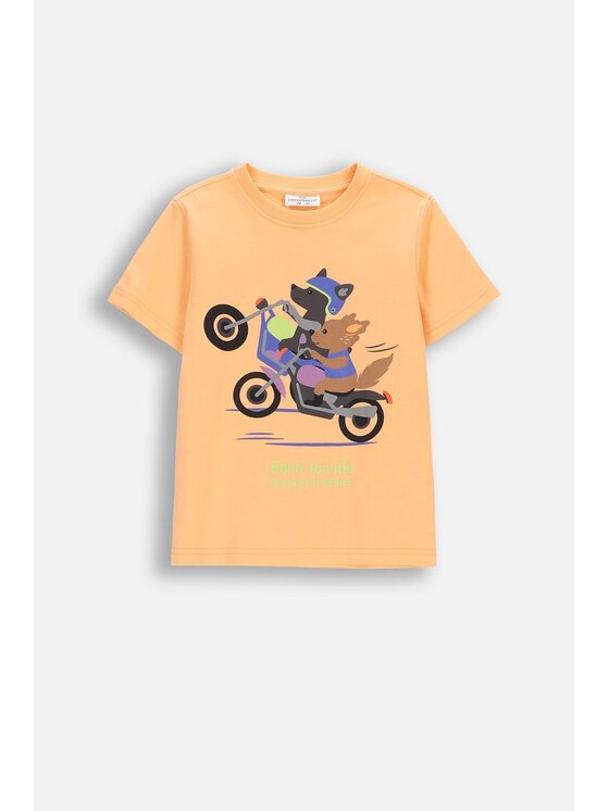 Coccodrillo Coccodrillo T-Shirt WC6143202HBK-005 Różowy Regular Fit