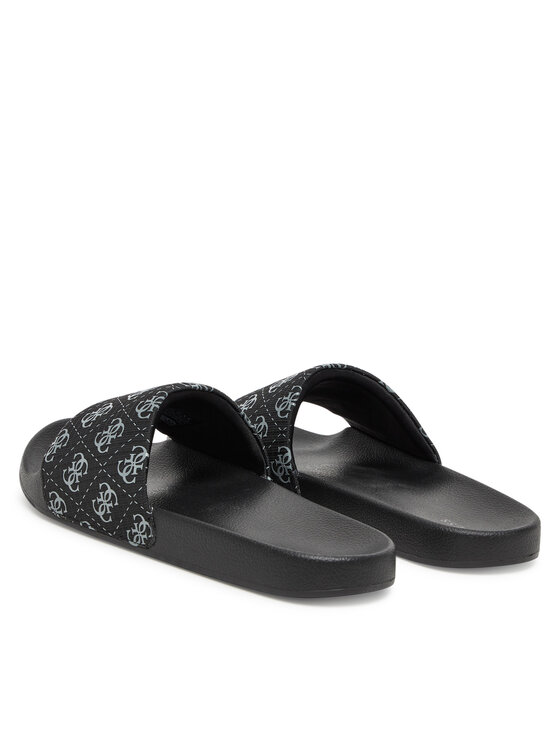 Guess Guess Klapki FMJTOK ELL19 Czarny