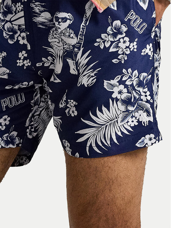 Polo Ralph Lauren Polo Ralph Lauren Kopalne hlače 710963323002 Mornarsko modra Classic Fit