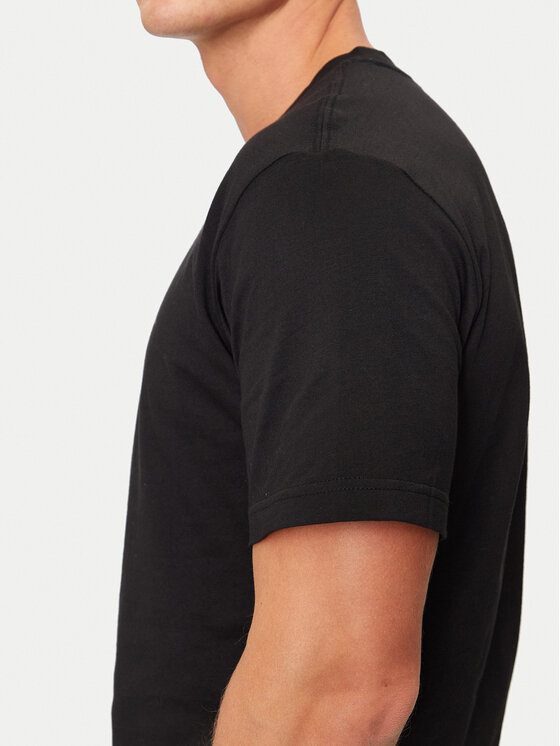 Calvin Klein Jeans Calvin Klein Jeans Marškinėliai Minimal Logo J30J327075 Juoda Regular Fit