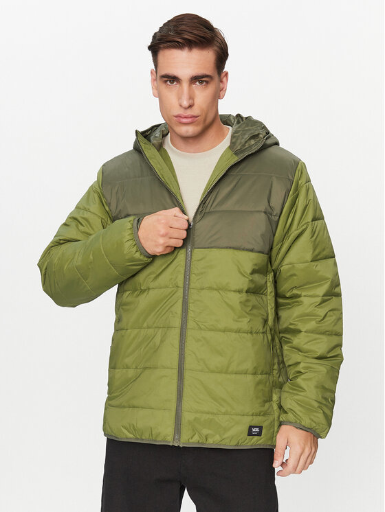 Vans Vatovaná bunda Prospect Mte-1 Puffer Jacket VN0A7S8H Kaki Regular Fit