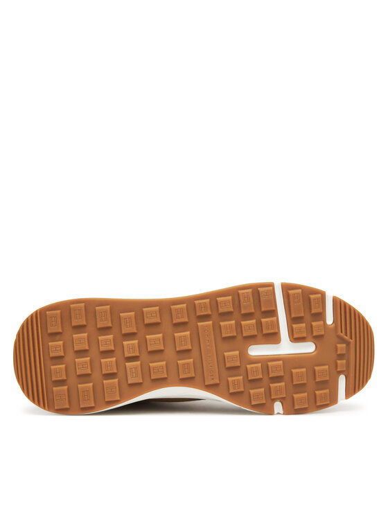 Tommy Hilfiger Tommy Hilfiger Schnürschuhe Hilfiger W Nbk Sde Hybrid Boot FM0FM05609 Khakifarben