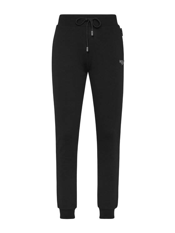 PHILIPP PLEIN PHILIPP PLEIN Jogger nohavice 9545 Čierna Regular Fit