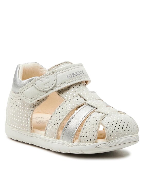 Geox Geox Σανδάλια B Sandal Macchia Gir B254WB 007NF C1Q1N Λευκό