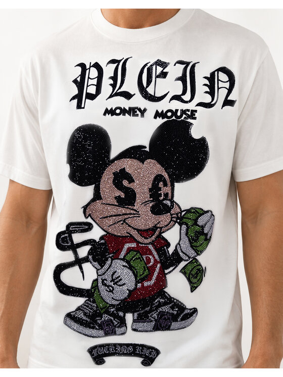 PHILIPP PLEIN PHILIPP PLEIN Tričko 31657 Biela Regular Fit
