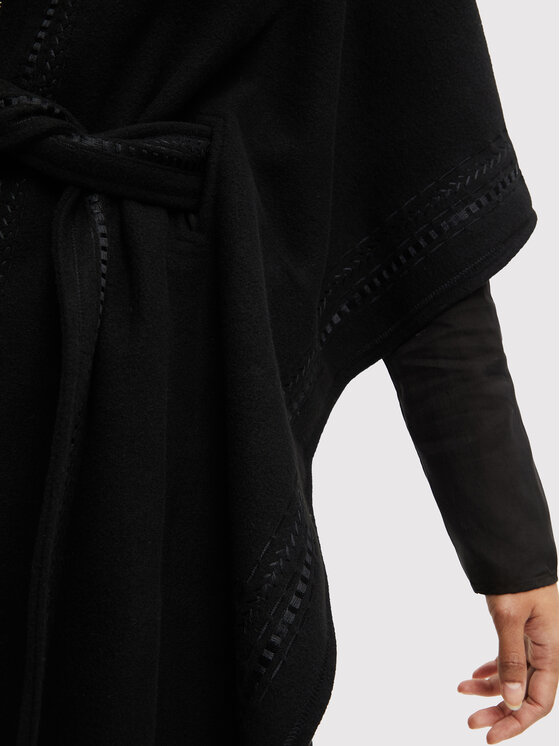 Desigual Desigual Poncho Aladin 22WAIA38 Schwarz Relaxed Fit