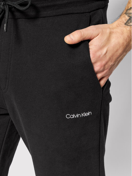 Calvin Klein Calvin Klein Spodnie dresowe Small Logo K10K107954 Czarny Regular Fit