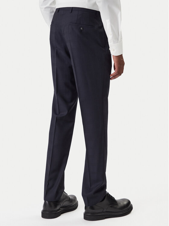 BOSS BOSS Garnitur H-Huge 50557259 Granatowy Slim Fit