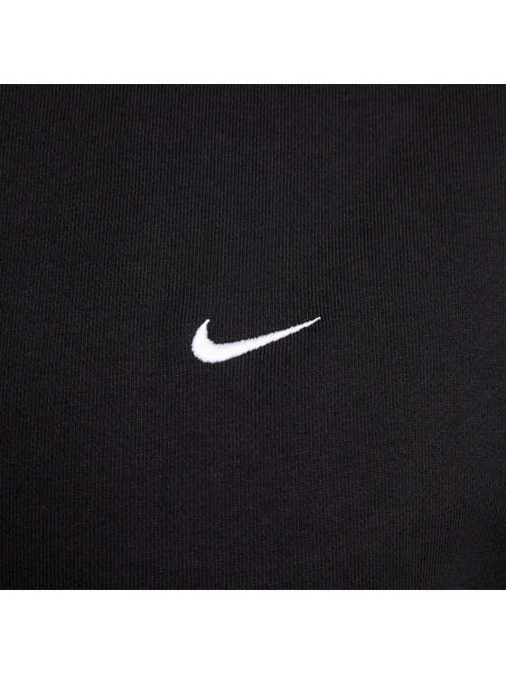 Nike Nike Felpa Solo Swoosh Fleece Crew Nero Regular Fit