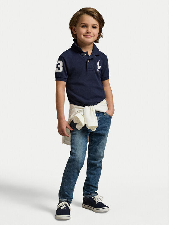 Polo Ralph Lauren Polo Ralph Lauren Тениска с яка и копчета 322670257014 Тъмносин Regular Fit