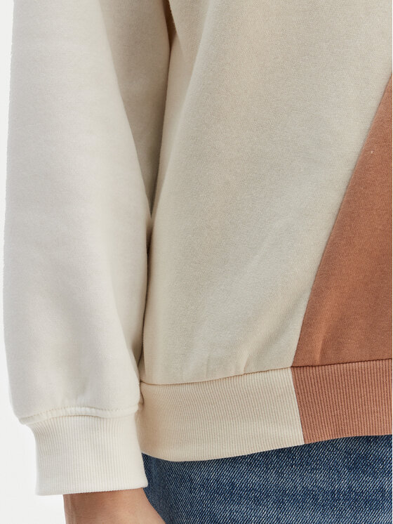 Roxy Roxy Μπλούζα ERJFT04868 Μπεζ Relaxed Fit