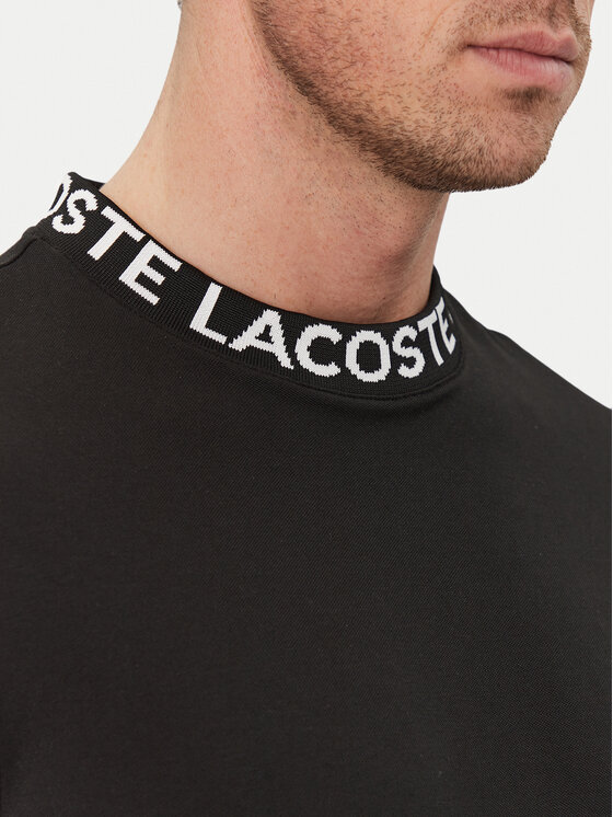 Lacoste Lacoste T-Shirt TH9582 Czarny Regular Fit
