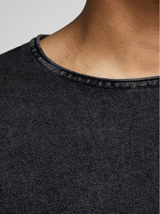 Jack & Jones Jack & Jones Sweter Leo 12174001 Czarny Regular Fit