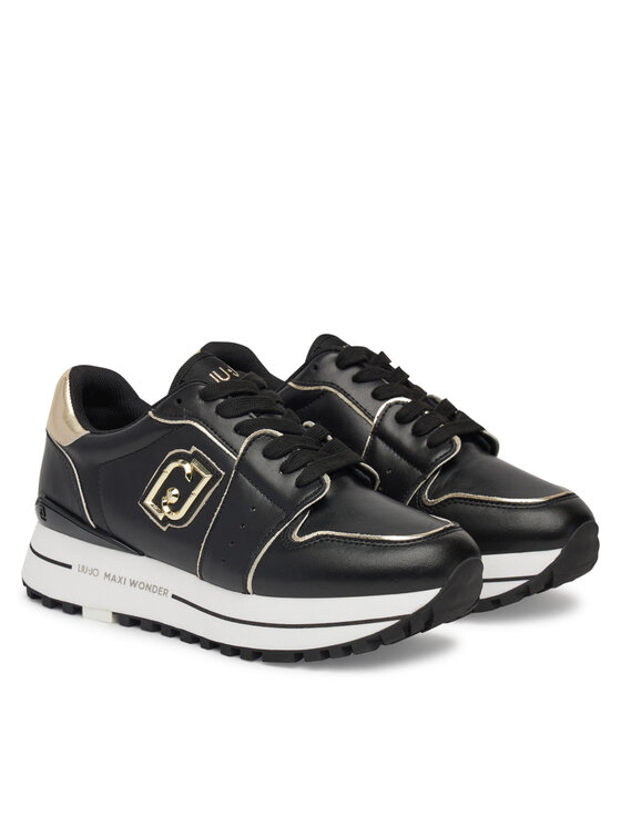 Liu Jo Liu Jo Sneakersy Maxi Wonder 85 BA5029 PX179 Černá