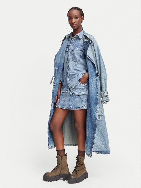G-Star Raw G-Star Raw дънкова риза 2-pkt D30440-D539 Син Regular Fit