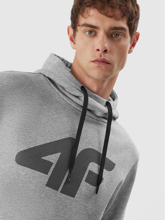 4F 4F Суитшърт 4FAW23TSWSM694 Сив Regular Fit