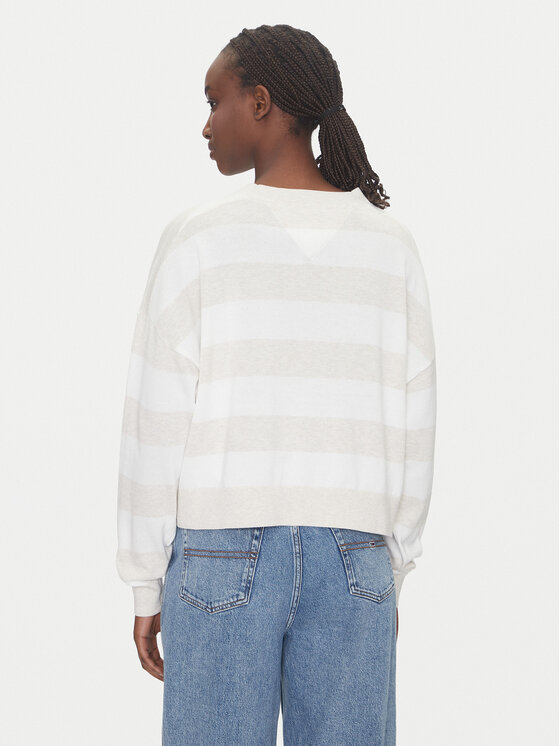 Tommy Jeans Tommy Jeans Kardigan DW0DW20968 Beżowy Relaxed Fit