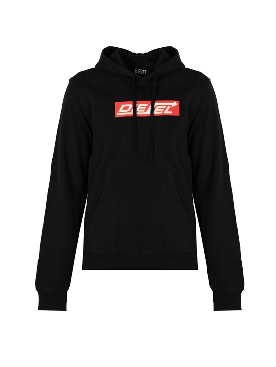 Diesel Diesel Μπλούζα A06856-0JFAV-9XX Μαύρο Regular Fit