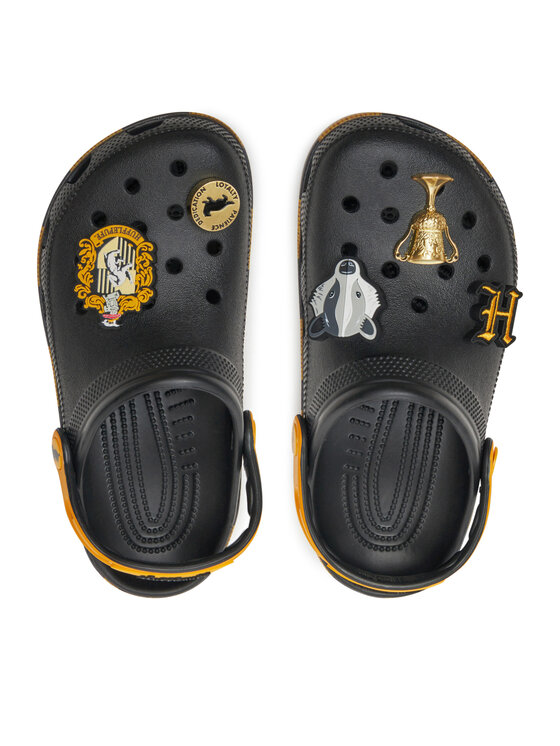Crocs Crocs Natikači Harry Potter Classic Hufflepuff Clog 210529 Črna