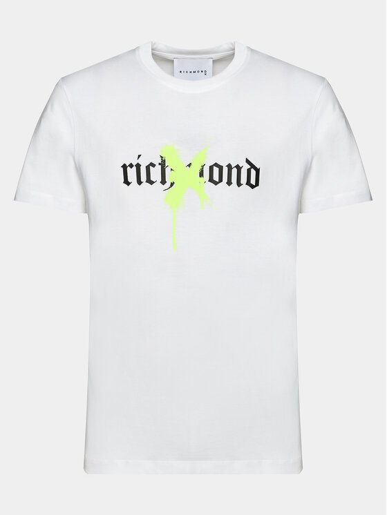 richmond x t-shirt ulsoy ump24052ts blanc regular fit
